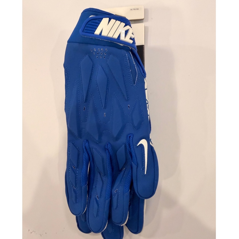 Nike D-Tack Football Gloves Royal Blue White Padded Lineman XL N1003507468XL‎